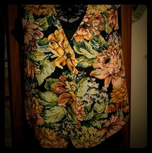 Ladies Multi Colored Floral Vest